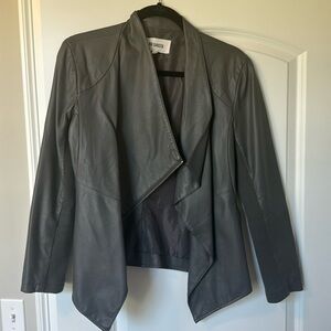 Bb Dakota Carmen drape leather jacket